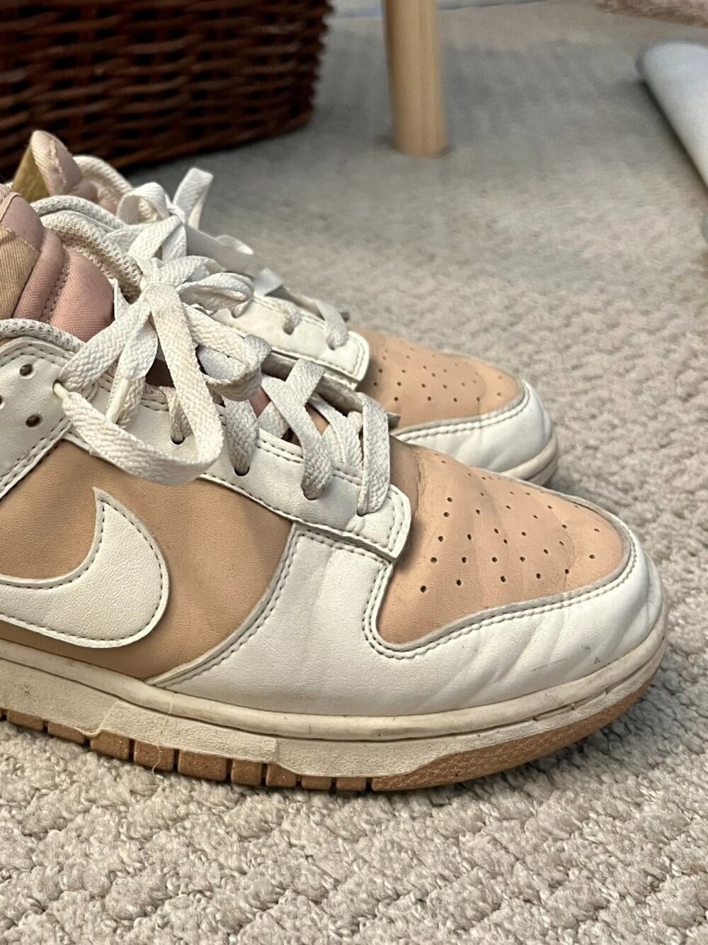 Nike Dunk Low - Beige Women's Size 10 - Picture 7 of 7